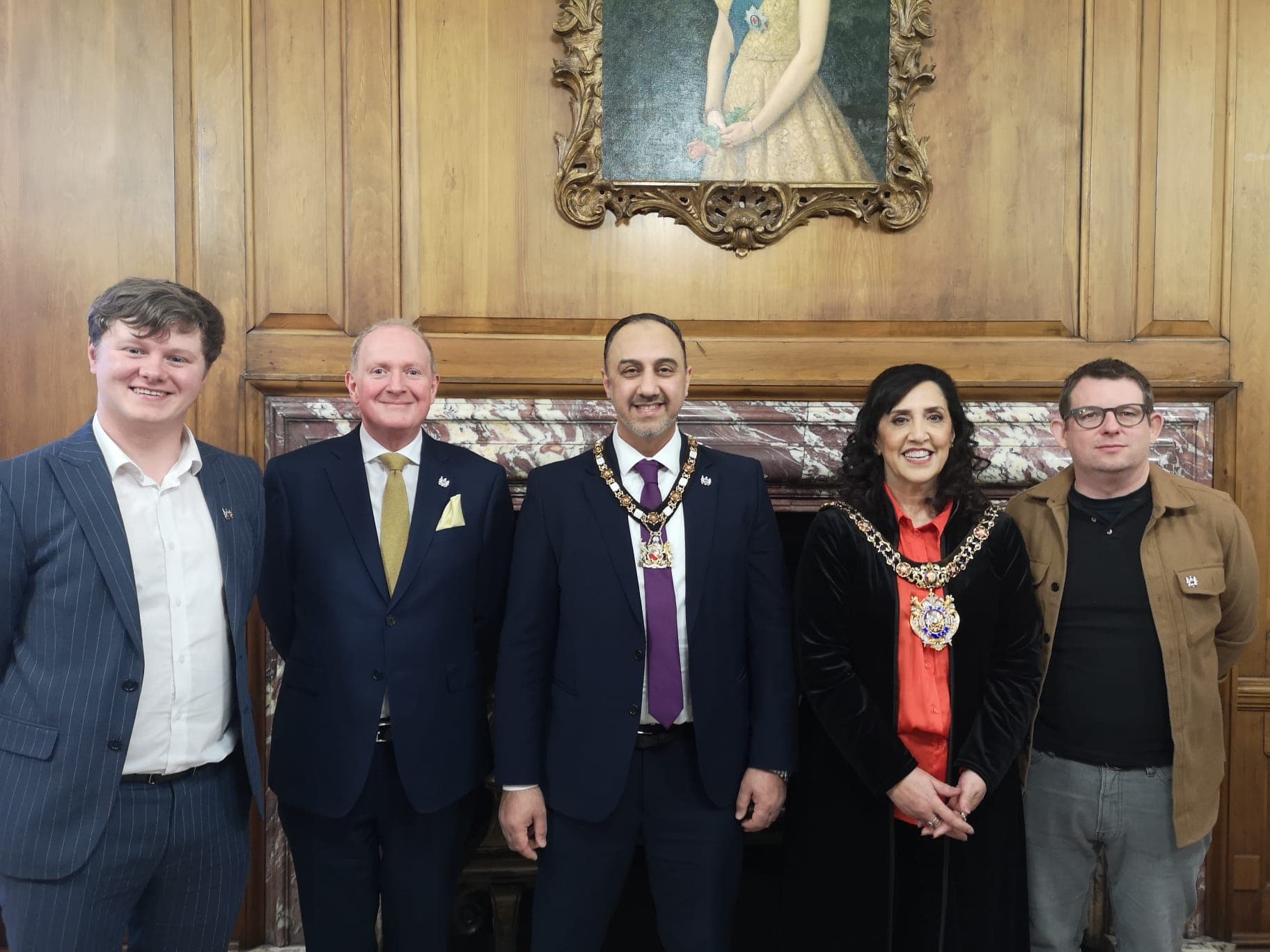 David and Dean attended afternoon tea with the Lord Mayor of Manchester